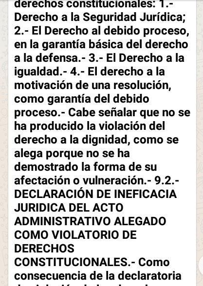 rvillamagua1's tweet photo. La Justicia le da la razon a Tomas Sanchez (caso Concurso), y declara vulneracion d derechos por parte d @CPCCS @tastudillos #VeeduriaTrucha https://t.co/c0v8VrBFvy