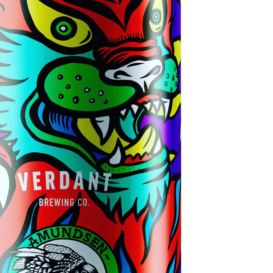 amundsenbrewery's tweet photo. Sneak peek of the can design from the @VerdantBrew collab we brewed today! #SpaceTiger is gonna be a tropical, juice fest in a can! 🚀🐅🍻 https://t.co/S2xqdQ6oIk