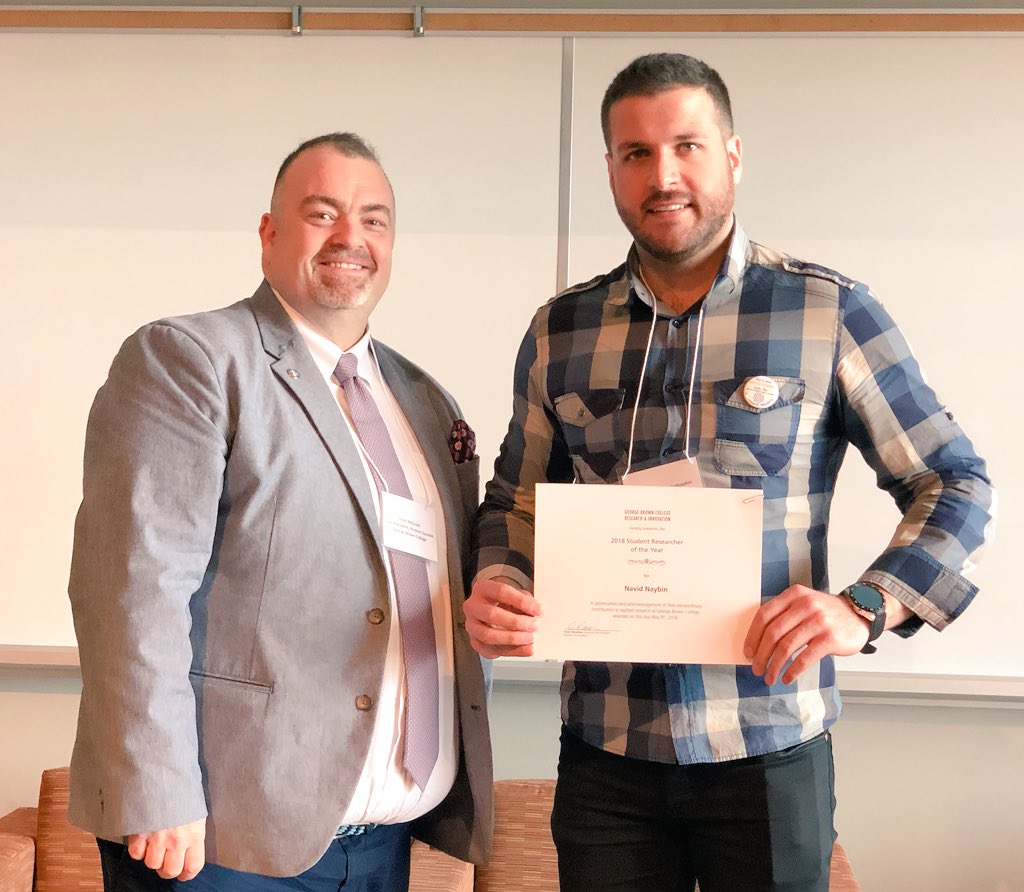 GBPolytech's tweet photo. Big CONGRATS to all of the student award winners at Applied Research Day! 🏆🎉 #gbcgalaxy #GBChigh5 https://t.co/cdERGe2NRn