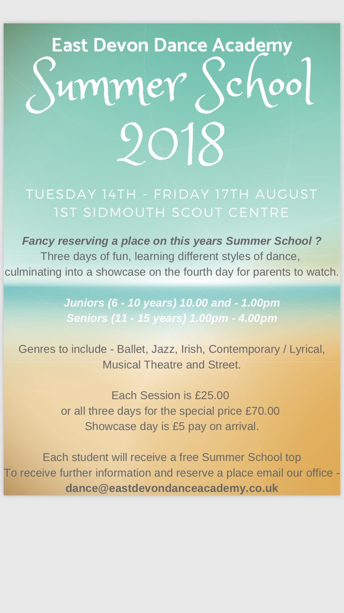 Want something to occupy your child’s dancing feet this Summer ?