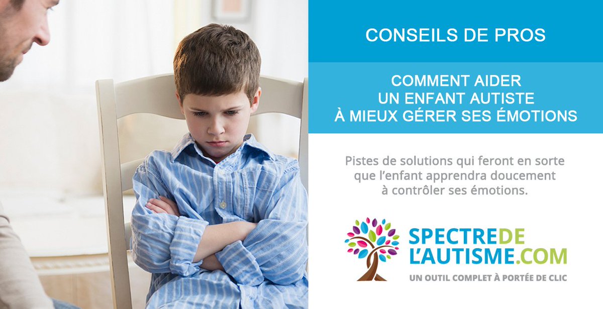 InfoAutismeTsa's tweet photo. SVP Retweetez - Comment aider un enfant autiste à mieux gérer ses émotions
https://t.co/uLGg1VRnnU
#Autisme #Intervention #Parents https://t.co/cNGlxaaaF0