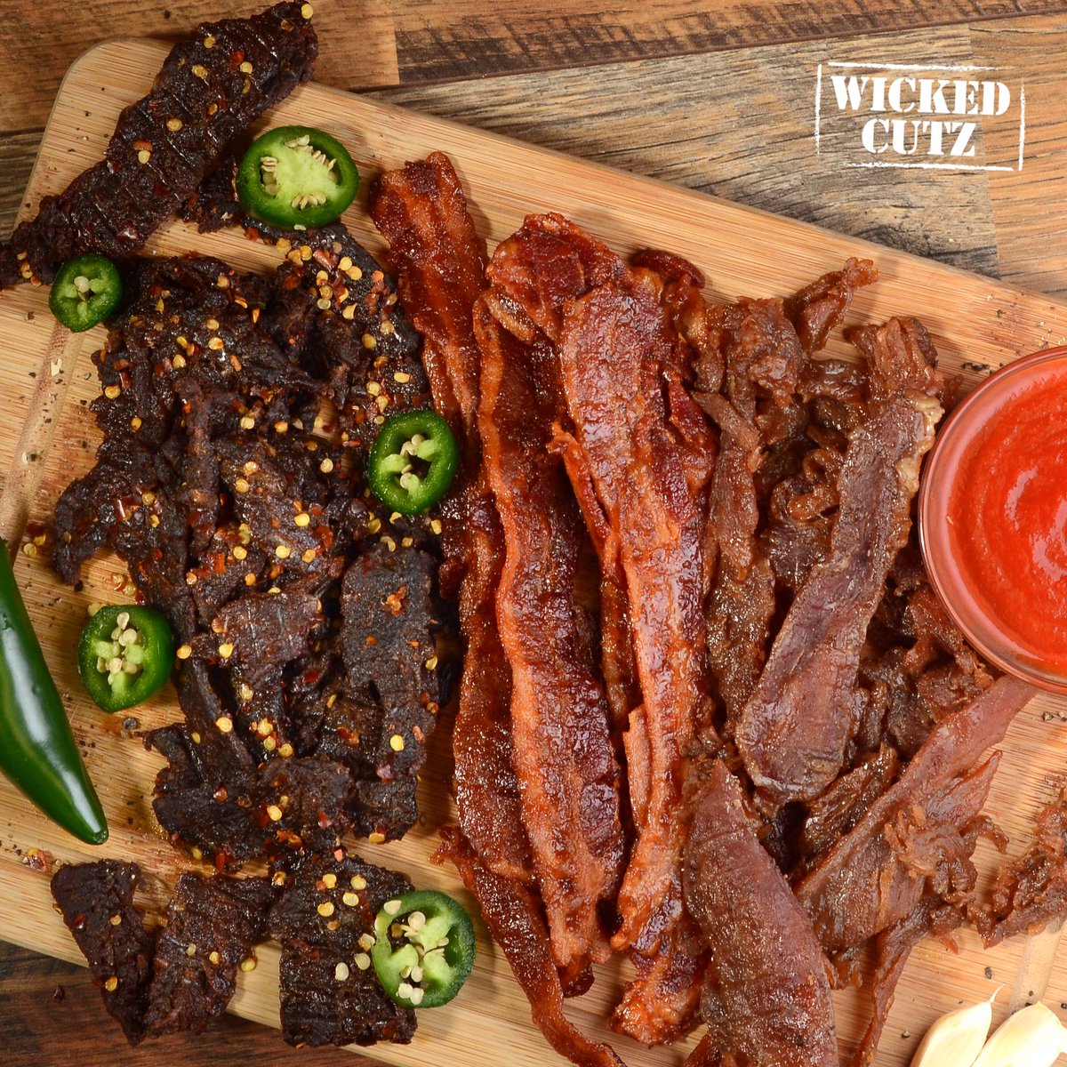 trishwarren's tweet photo. @wickedcutzjerky created by @TheBranchWarren and Scott James, and it’s INCREDIBLE!!! Grab a free sample at https://t.co/Z5zY5TQeQR https://t.co/ZSWOmGSunS