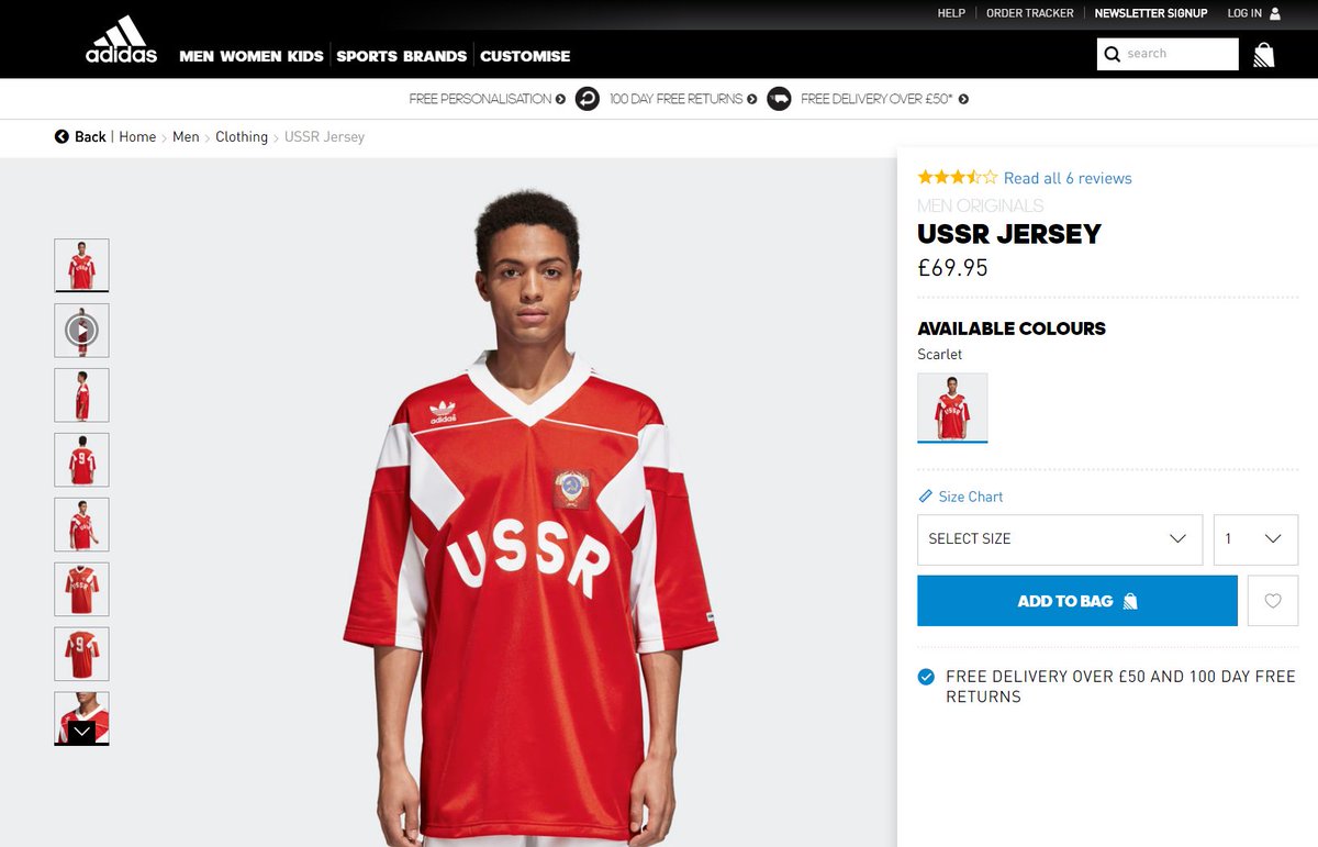 commonplace Golden erection Glasnost Gone on Twitter: "Shockingly, #Adidas back selling their MASS MURDER range of shirts https://t.co/gC6YS4bIVC. Due to public outrage, they'd stopped selling this USSR Soviet Union shirt. Does @adidas see making money commonplace Golden erection Glasnost Gone on Twitter: "Shockingly, #Adidas back selling their MASS MURDER range of shirts https://t.co/gC6YS4bIVC. Due to public outrage, they'd stopped selling this USSR Soviet Union shirt. Does @adidas see making money