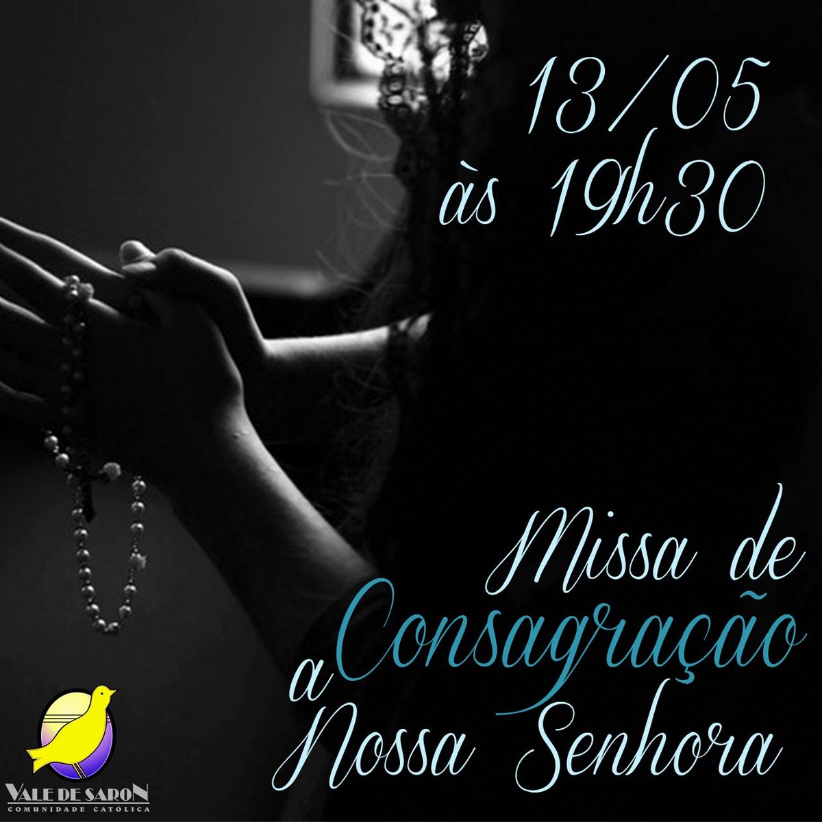 valedesaron's tweet photo. Venha participar conosco deste momento tão importante. A Consagração a Nossa Senhora, pelo método de São Luís Maria Grignion de Montfort, que será feita na missa com o Padre Silvio Roberto, às 19h30, na Casa da Comunidade Vale de Saron, Rua Humberto Bevervando, 116, Bigorrilho. https://t.co/5KTiIEvRaO