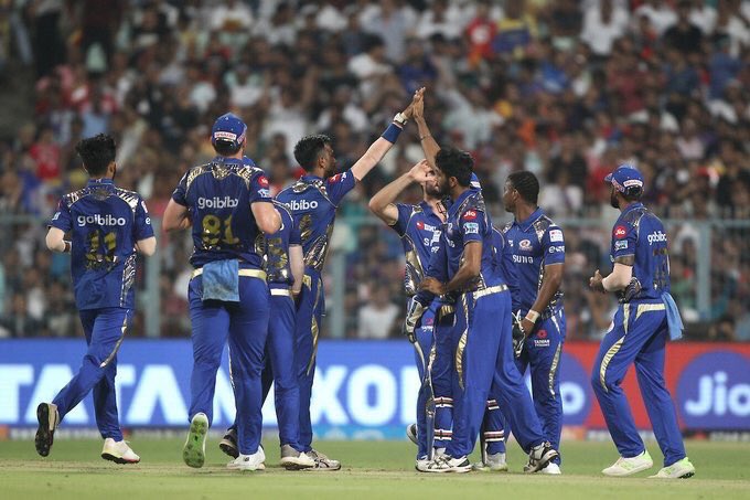 surya_14kumar's tweet photo. May we always win in the month of May! 😀 @mipaltan 
Special shout out to @ishankishan51 what a beauty of a knock! 🥁#KKRvMI https://t.co/JRkAjrnhYn