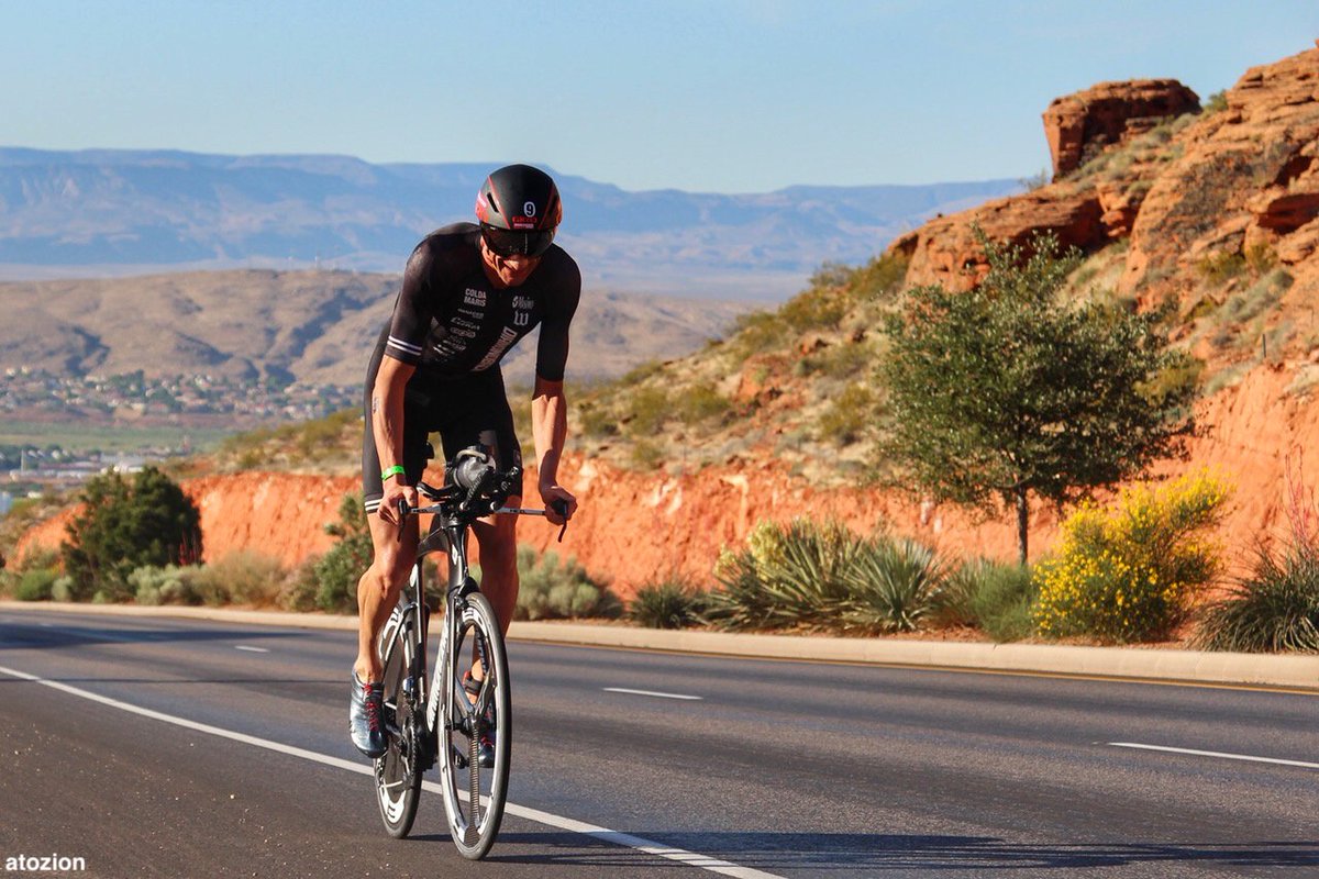 SRM Race Analysis: Weiss on course at <a href="/IRONMANtri/">IRONMAN Triathlon</a> 70.3 St. George, by @Garth_Fox Scientific Coaching → srm.de/news/triathlon… … #IM703STG #Triathlon #Ironman #SRMpower