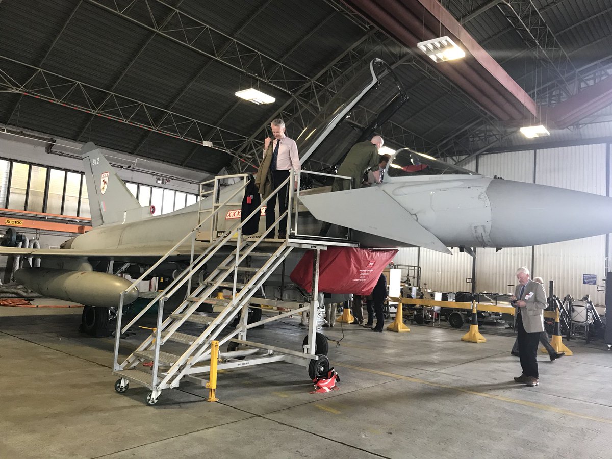 Fantastic day at the CLA AGM at Coningsby RAF. Typhoon close up and personal <a href="/CLAEast/">CLA East</a>