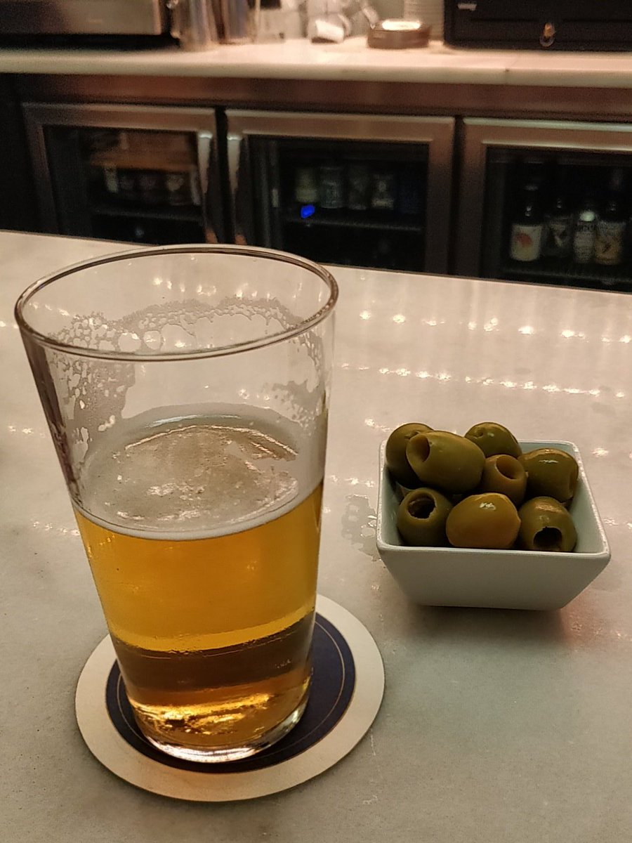 Sometimes you just need some beer, olives and no charts.  #madridlife #springishere #chillaxing #cryptocurrency