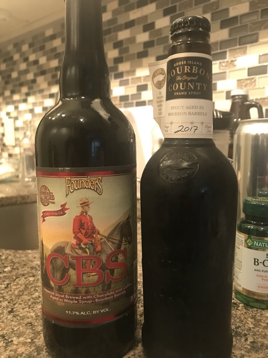 DannyABarajas's tweet photo. @GooseIsland @foundersbrewing Still in my cellar from last year. Waiting for the right moment to crack em open. I bought 2 of each, 1 to enjoy, 1 to save for special occasions. https://t.co/WwWGp9poFo