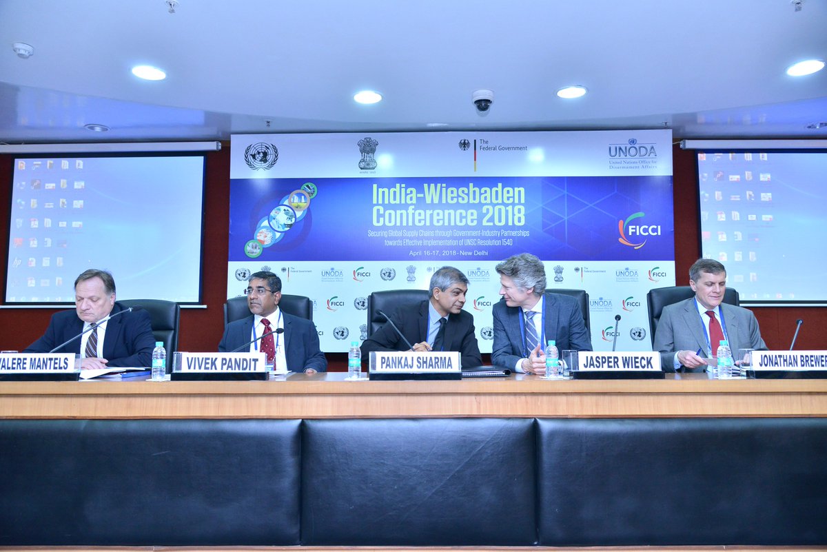 India-Wiesbaden Conference calls for enhanced cooperation with industry in combating proliferation of #WMD 
Link->bit.ly/2rwPvIm
#UNSC1540 #Nonproliferation