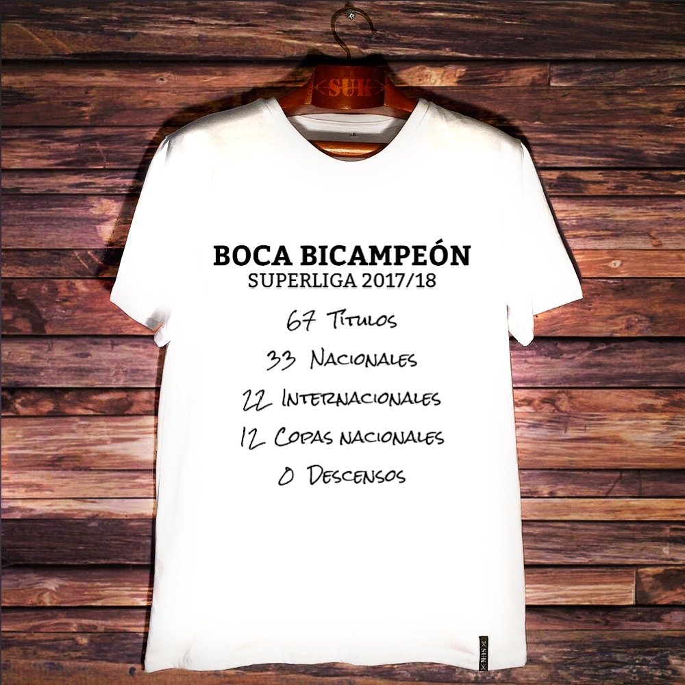 #YoTeBicampeon
BOCA CAMPEÓN SUPERLIGA
67 Títulos
33 Nacionales
22 Internacionales
12 Copas Nacionales
0 Decensos
