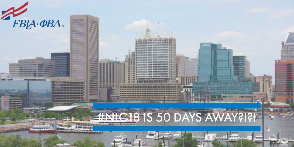#NLC2018 is 50 days away!!! Your National Officers are excited see you Elevate Your Future at this NLC! Reply below to tell us how your chapter is preparing!