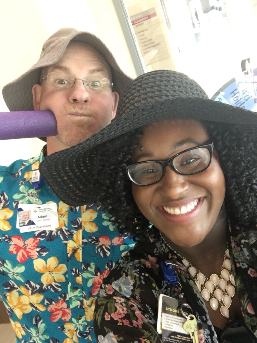 TiffaniHRVP's tweet photo. Enjoyed our staff Town Hall meetings this week @StoneSpringsHC. The theme was vacation. Love our engaged staff &amp; leadership team. #sshcproud https://t.co/1nNWBcvJRr