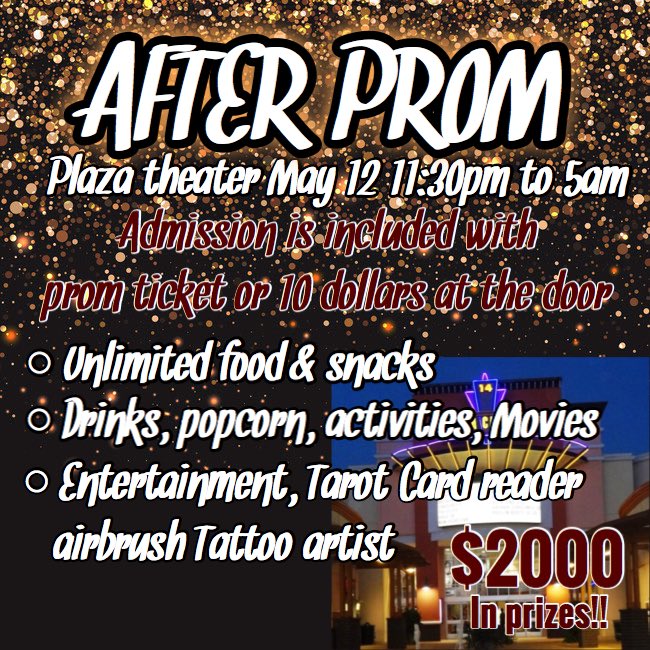 pacificatritons's tweet photo. Here is some information on After Prom!! 🔱⭐️📣 May 12 is almost here!! https://t.co/p46RwTqJmY