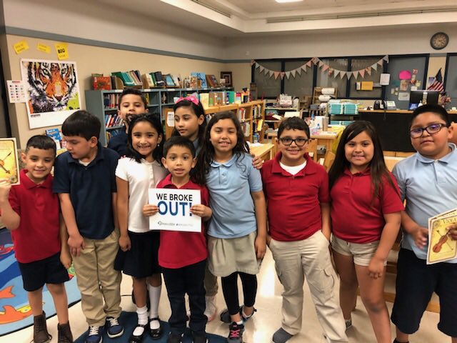 mrsshier_sstars's tweet photo. These 2nd graders had fun while reviewing instrument families. Teamwork and communication helped them break out and solve the clues with seconds to spare ! @breakoutEDU @librariangreene #ACFTmusic #ACFTlibrary @EdcampBirdville @macch12 https://t.co/tUSmFekGgz