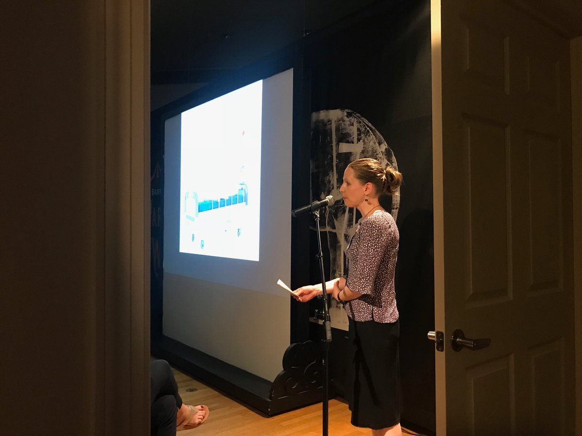 BillDerry's tweet photo. Amy Nawrocki , Bridgeport PechaKucha-Annotating the Self: Writing and Recovering. #PKN-BPT-VOL1 Barnum Museum https://t.co/mJmFiaXCs6