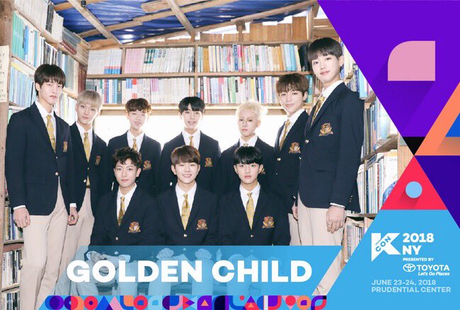KCON_official's tweet photo. [#KCON2018NY] 6th ARTIST ANNOUNCEMENT
<#GoldenChild> in KCON 2018 NY!
Please send a welcome message to the artist!
뉴욕을 찾아갈 #골든차일드 에게 환영의 인사를 보내주세요♥

▶Ticket Info : https://t.co/8fArF2MAOr
 
#KCON #KCON18NY #LETSKCON https://t.co/QQ3SoT50G8