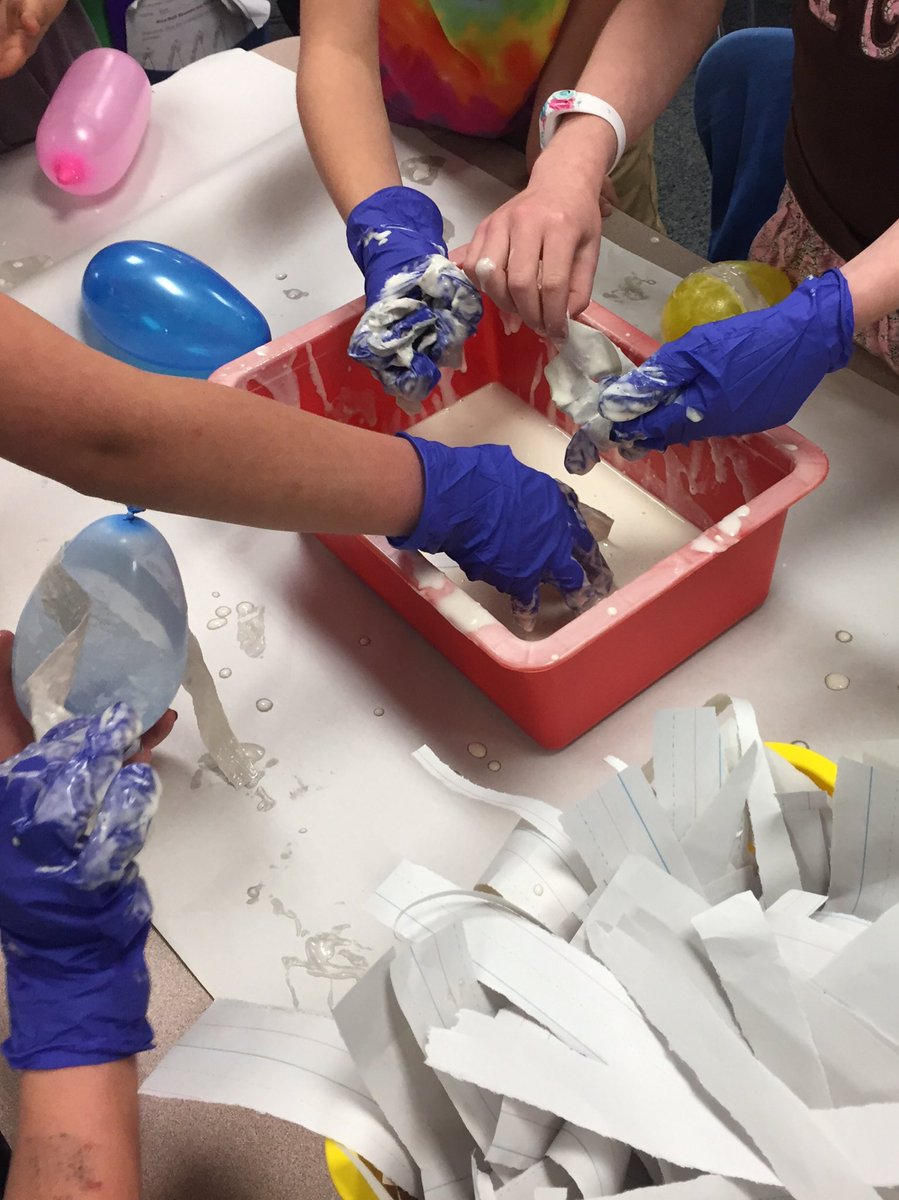 We created piñatas by carefully measuring ingredients and following directions! We also enjoyed integrating our sense of touch (It’s a really SLIMY process) into our learning! #WeAreUnderwood <a href="/underwoodgtm/">underwoodgtm</a>