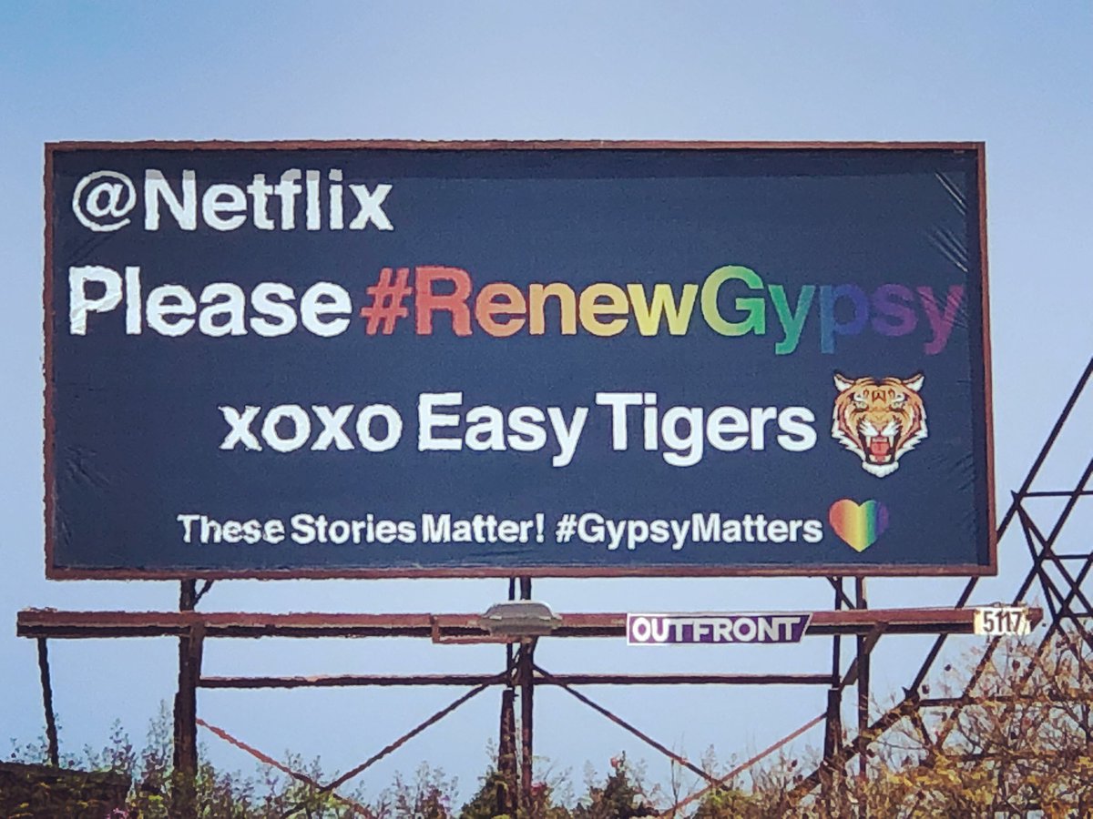 buchibbs's tweet photo. @Netflix These stories matter. We need them and that’s why we’re fighting so hard for them. #RenewGypsy #GypsyNetflix #GypsyMatters 8853 Santa Monica Blvd, West Hollywood https://t.co/lOn8bncoIy