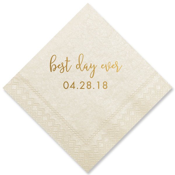 LusterDesigns's tweet photo. Excited to share the latest addition to my #etsy shop: Personalized Wedding "Best Day Ever" Napkins | Set of 100 https://t.co/finLp6bFtF #weddings #decoration #gold #ivoryshimmer #weddingnapkins #beveragenapkins #personalizednapkin #ivoryandgold #goldfoilnapkin https://t.co/AlyXdLly4U