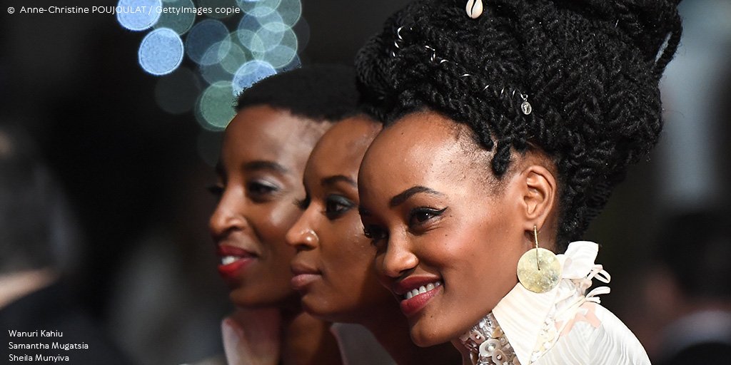 Festival_Cannes's tweet photo. #Redcarpet
The red carpet of RAFIKI by WANURI KAHIU! ✨
#Cannes2018 #UCR https://t.co/fOZpDJebIC