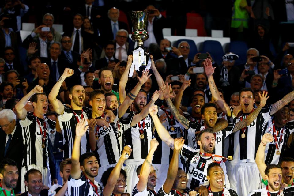Juventus 2017-18 Serie A Championship Celebrat