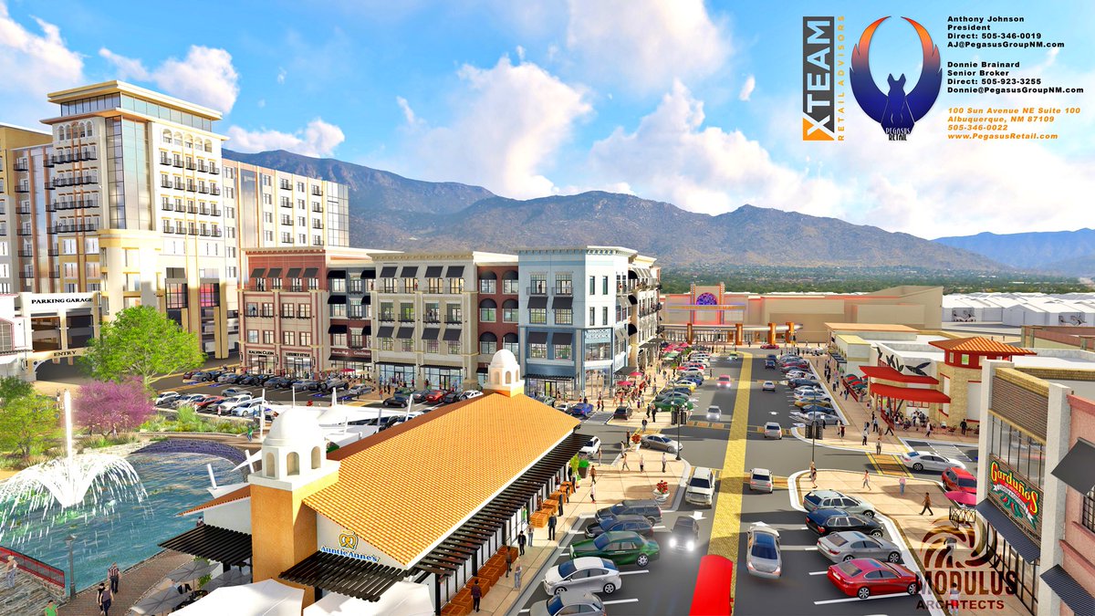 DonnieBrainard's tweet photo. “The Park” at Winrock Town Center
#PegasusRetail #RECon #AnthonyJohnson #DonnieBrainard #WinrockTownCenter #ICSC #CRE #CARNM #Albuquerque #NewMexico #Retail #TheParkatWinrockTownCenter https://t.co/FcoY1IVHBy