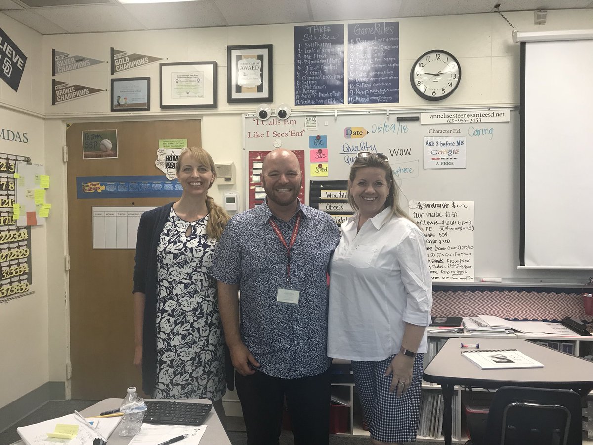 When you’re accidentally matching with staff, you know you’re an awesome team! It is a joy to work with you two. Thank you for everything you do every day. <a href="/sspteacher123/">AnneLise Steen</a> <a href="/SSP_InstAide/">Mrs.Lewis</a> #NationalTeacherAppreciationDay #TeacherAppreciationWeek2018