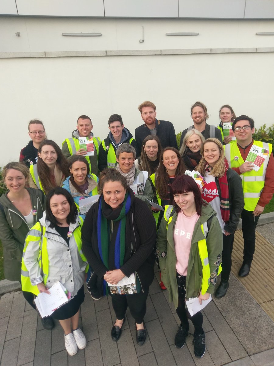DublinRepeal8's tweet image. Tremendous turnout tonight, people from every party and none, people who've never canvassed a night, and those who were fighting the fight in 1983, and have been fighting for right, for women's rights ever since. #repealthe8th #together4yes #8thRef