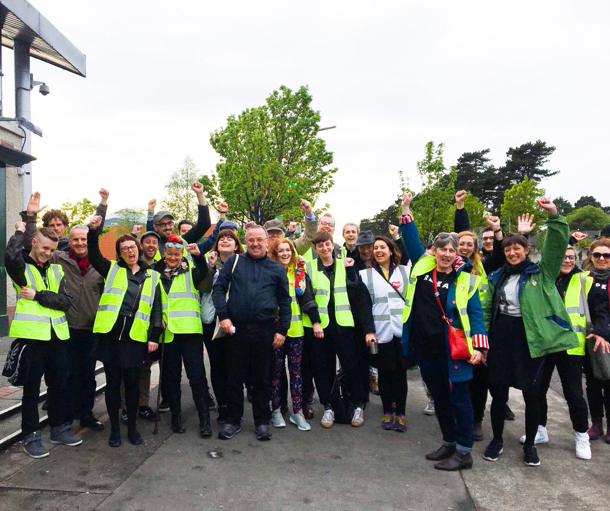 DublinRepeal8's tweet image. Tremendous turnout tonight, people from every party and none, people who've never canvassed a night, and those who were fighting the fight in 1983, and have been fighting for right, for women's rights ever since. #repealthe8th #together4yes #8thRef