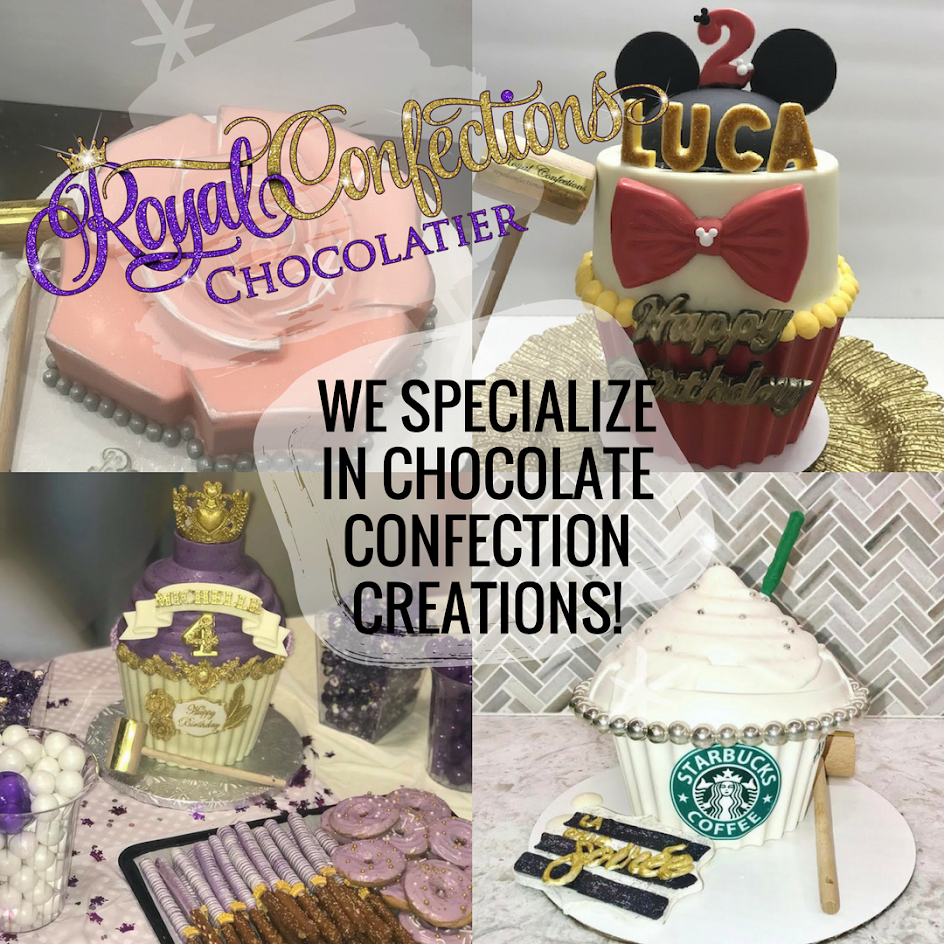 snapdWoodbridge's tweet photo. Royal Confections specializes in chocolate confection creations!
Their #newest and most #fun creation is the chocolate "smash" cake. They provide a mallet and you smash it open to reveal all the treats!
Located in Vaughan, ON visit them today!
#RoyalConfections https://t.co/rAeL8vixQQ