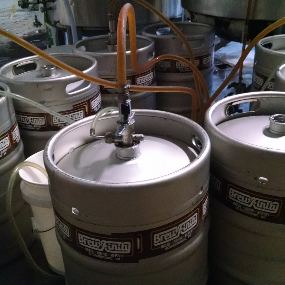 brewfinity's tweet photo. And ... it is now a packaging #wibeerwednesday 
Mystery beer hitting the kegs.  #yettobenamed https://t.co/f12WPoZqjp