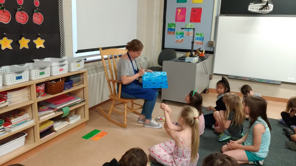 MrsColvinsClass's tweet image. We had a great morning with the artists from the MacLaren Art Centre!