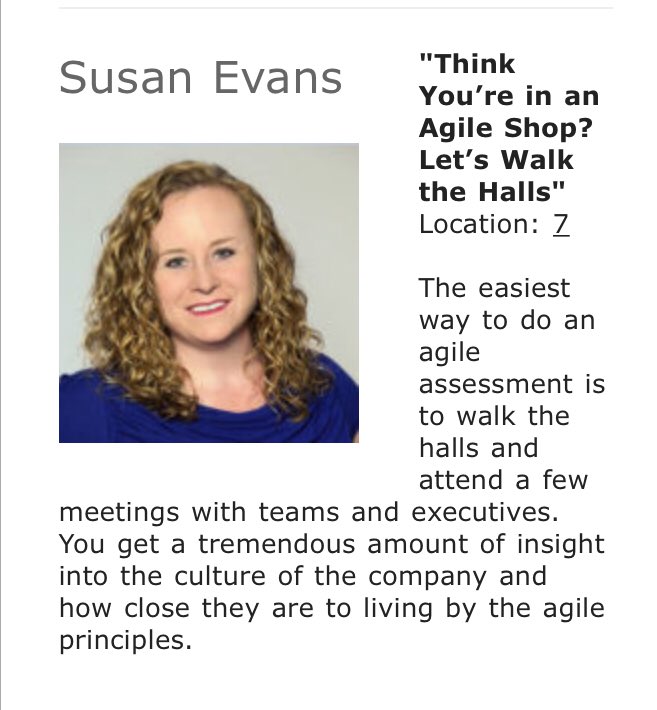 AgileSusan's tweet photo. Looking forward to speaking and making new friends this Friday at @AgileIndy https://t.co/pbwvlUixNy