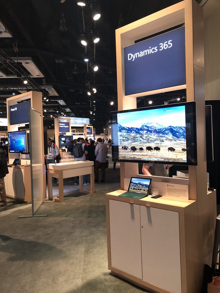 marco_dejong's tweet photo. #Microsoftbuild2018 new solutions, ideas and a great partner! #Azure #Dynamics365 https://t.co/K15X6wHJf0