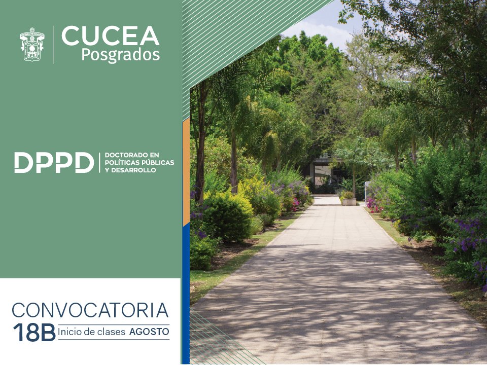PosgradosCucea's tweet image. El #DPPD busca ofrecer una plataforma de debate teórico y analítico sustentado en proyectos doctorales de calidad sobre las políticas públicas para el desarrollo que se llevan a cabo en América Latina.
Convocatoria 2018-B ➡️ goo.gl/yUpqZR 
#PosgradosCUCEA