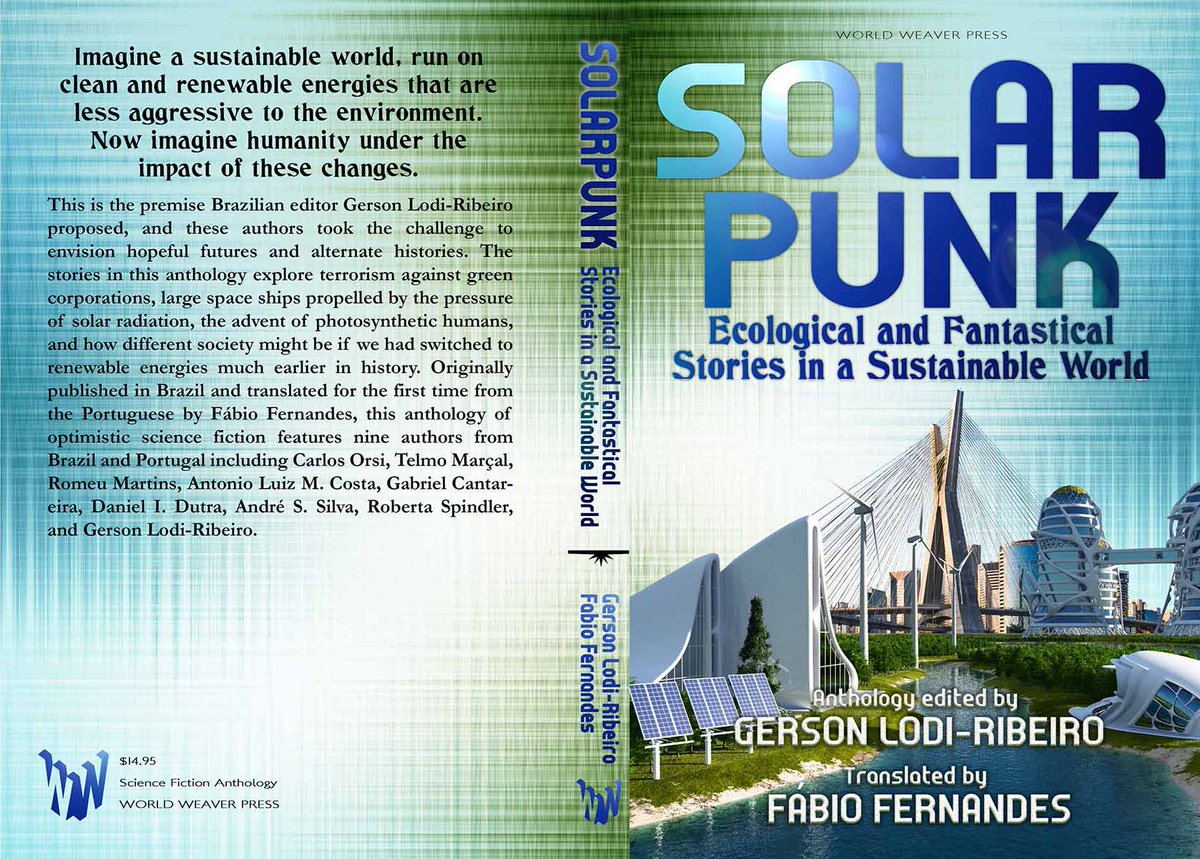 A little over a year ago, we struck a deal with Brazilian publishers Editora Draco to bring the very first solarpunk anthology to English-speaking readers. The translation is finally done & will be out August 7th! worldweaverpress.com/blog/cover-rev…
#scifi #CoverReveal #internationalbooks