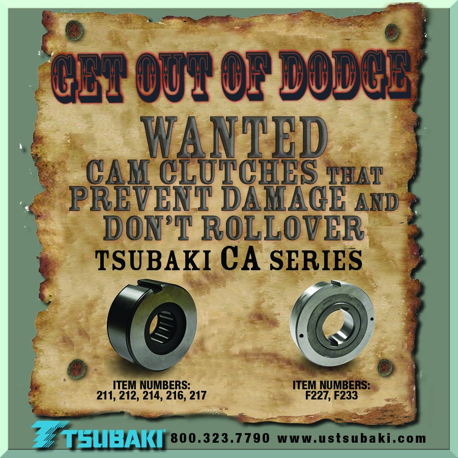 US_Tsubaki's tweet photo. WANTED: CA backstops are an integral part of the reducer. Unique non-rollover cam design is key &amp; stops damage to gears, shafts &amp; drive trains.
https://t.co/q4V2URfafs
#conveyor #printing #refinery #speedREDUCER #loom #wireWINDING #washMACH #bucketELEV #pumps #packaging #crane https://t.co/rOck39Slfg