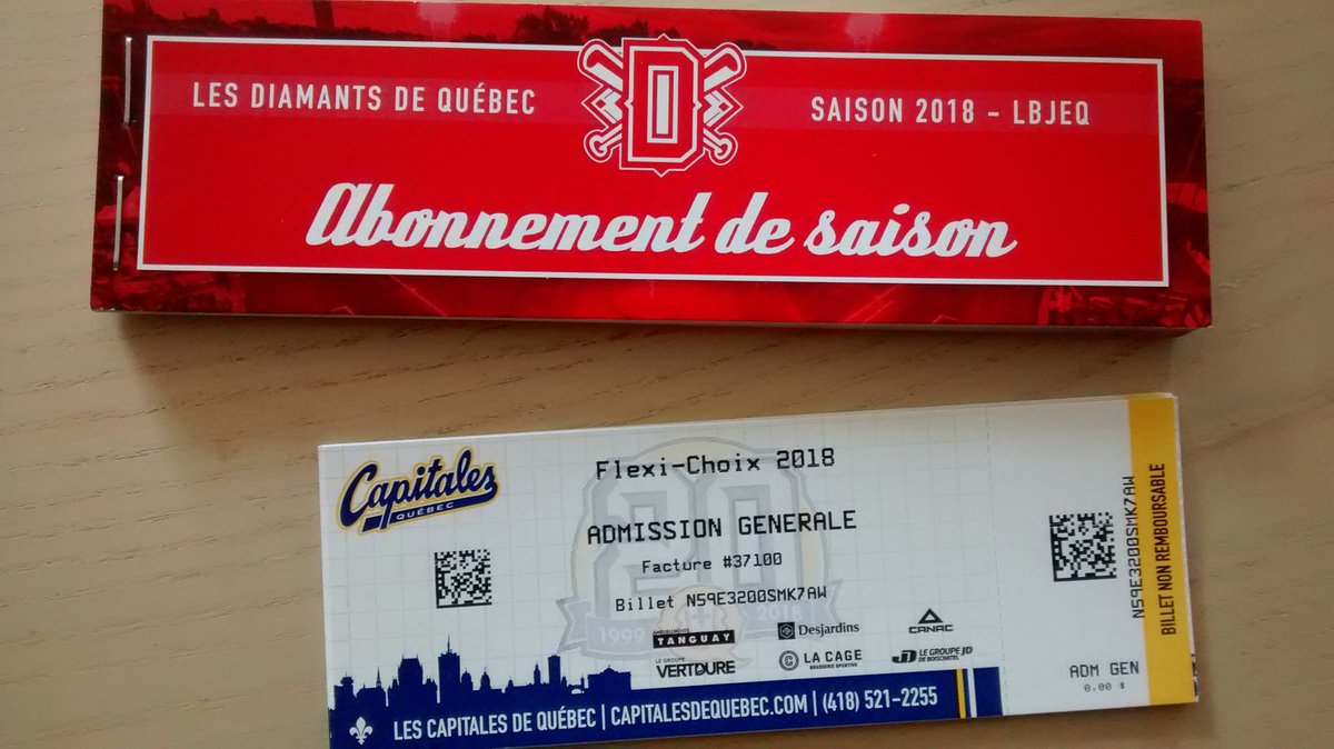 CarlRuel's tweet photo. Prêt pour mon été de baseball ⚾💥⚾😁 #DiamantsQC @diamantsquebec @CapitalesQuebec #StadeCanac https://t.co/Yd49E6ODrM