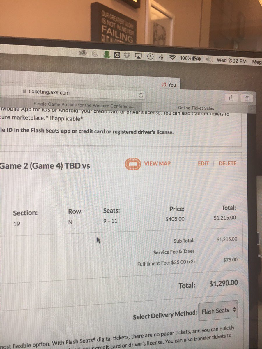 MegBaylee's tweet photo. @GoldenKnights for reals? You guys are pricing out your true fans who have been there since October 10th when the inaugural puck dropped. House party it is. #vgktickets #vegasborn https://t.co/TfaNTORNfM
