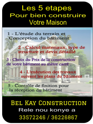 belkaypam's tweet photo. Ann bati kay nou yon lot jan .. Ann bati kay parasismique
N ap ba w 25% benefice...Rele " Bel kay Construction Services " kounye a 
https://t.co/cxp9GuOlgt https://t.co/xBiI6D4hiJ