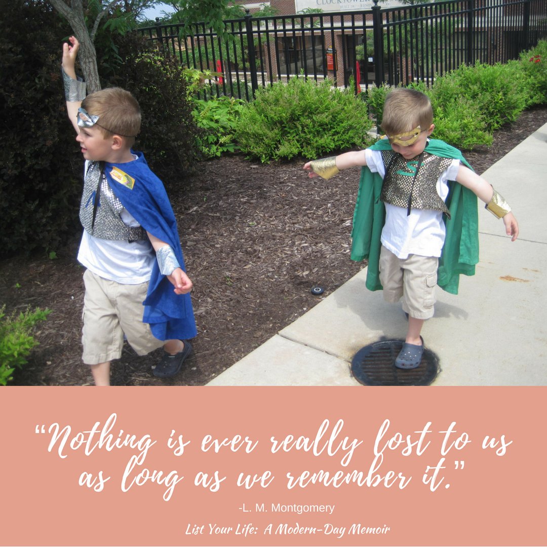 a_berent's tweet photo. Write your memories!
#ListYourLife
#wednesdaywisdom
#littleboys
#mysuperheroes
#makebelieve
#memoirinlists
#memoriesmatter
#remember
#celebrate
#passiton
#motherhood
#family
#mom
#brothers
#mothersday
#mothersdaygift
#giftforher
#giftformom
#giftofwriting
@writeremember https://t.co/urkcRxGskO