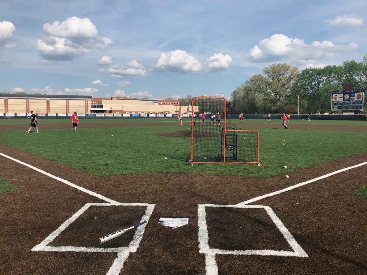No days off for Fitch baseball as they get ready for Massllion Washington on May 14 th .