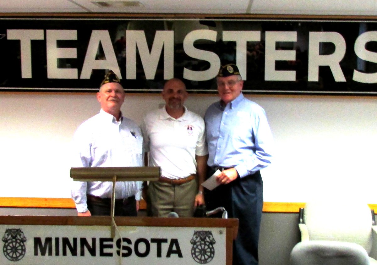 IBT_320's tweet photo. Teamsters Continue to Support DAV MN! https://t.co/PPNmLPy0lJ @Teamsters @DAVofMN @Brian_Aldes @MNTLEL @Teamstersjc32 #Teamsters #MNDAV https://t.co/iKS0v8GKXo
