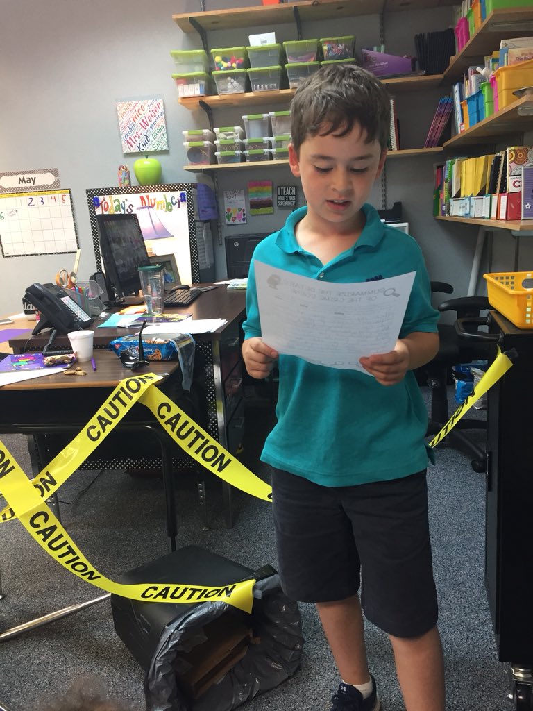 JulieWeiser's tweet photo. Who stole the cookies? Our inferencing led us to one of our first grade teachers. @jkramer9 #davis2 https://t.co/DKAC6EA5k9