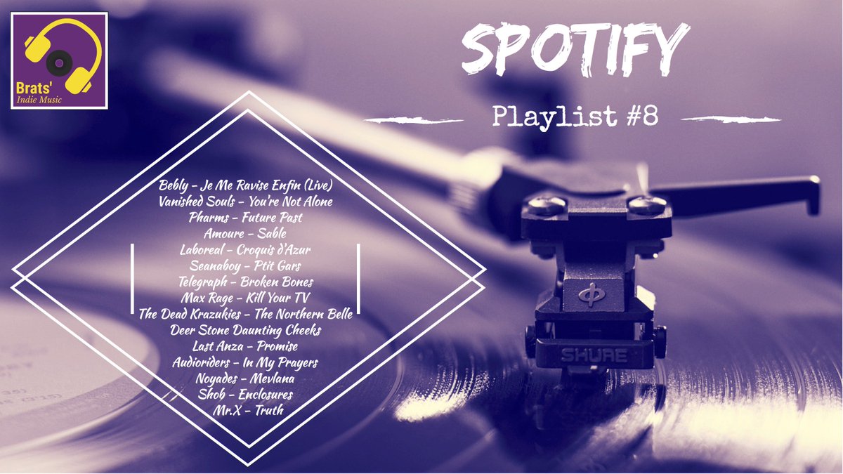 Pour un agréable moment de détente en musique, découvrez notre nouvelle #Playlist #Spotify 100% #indé #français 🎶

👉 open.spotify.com/user/ro1uyoxjg…

avec @Beblymusic 
<a href="/vsmusicfr/">Vanished Souls</a> 
<a href="/pharmsmusic/">Pharms</a> 
@amouremusic 
<a href="/laboreal_music/">laboreal</a> 
@SeanaboyOff 
@bandtelegraph