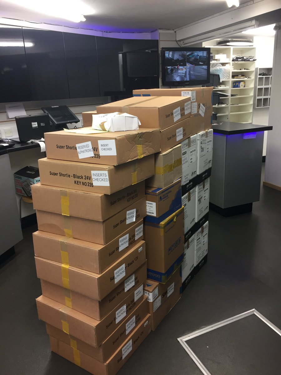 AlphaEPOS's tweet photo. Another delivery of EPOS equipment today should keep us busy for a few days #AlphaEPOS #Donegal #EPOS https://t.co/jCeqLA1TBX