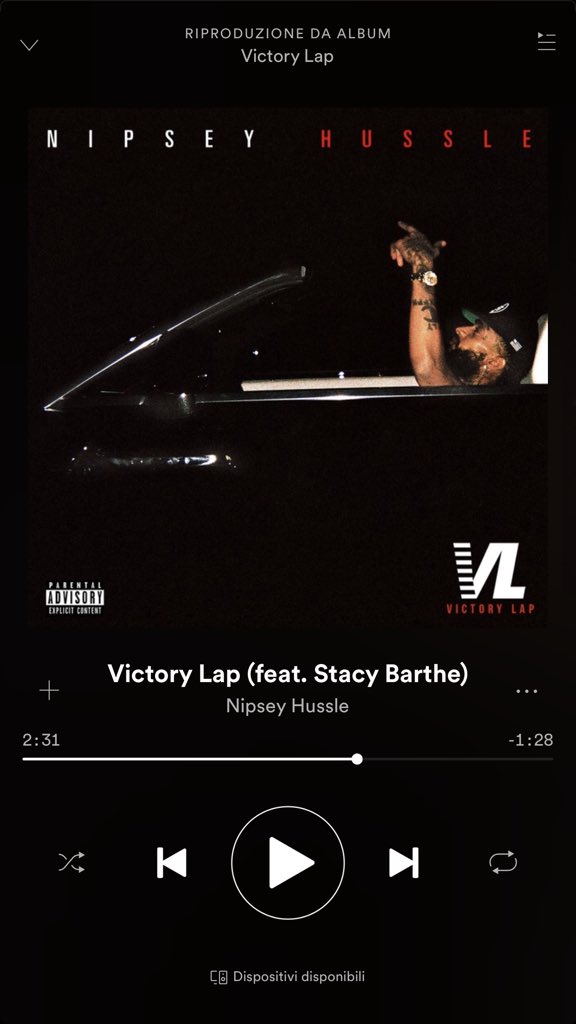 giuliabinelle's tweet photo. My lullaby! #nipseyhussle https://t.co/9iDhBb93O2