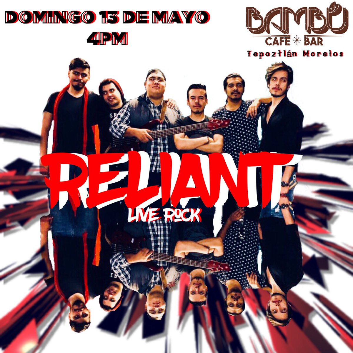 ReliantMx's tweet photo. EL DOMINGO LOS ESPERAMOS CON EL MEJOR CLIMA Y MÚSICA!!!
#Tepoztlán https://t.co/yT3KO5hUJY