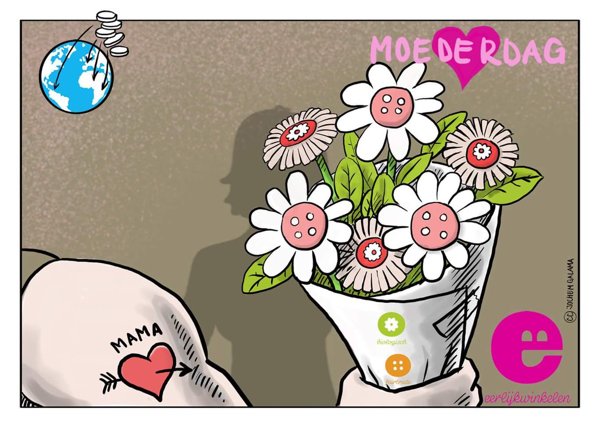 #moederdag2018, wat geef jij op zondag 13 mei?
Wat dacht je van een eerlijk cadeau? Een cadeau gemaakt met respect voor mens en milieu, en waar kan je dat nu beter vinden dan in één van onze Eerlijke Winkels?
Download de App of ga naar EerlijkWinkelen.nl